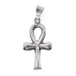    Sterling Silver Ankh Cross Hook Pendant TrendToGo Jewelry