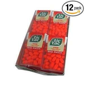 Tic Tac Big Pack Orange (Pack of 12): Grocery & Gourmet Food