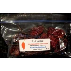 Bhut Jolokia (Ghost Chile) smoked pods .5 oz  Grocery 
