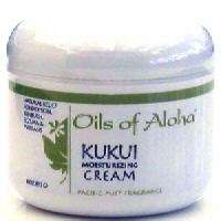 OILS OF ALOHA KUKUI CREAM ~ PACIFIC MIST ~ 4 OZ  