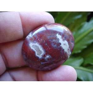  E7808 Gemqz Indonesia Bicolor Jasper Oval CAB Large 