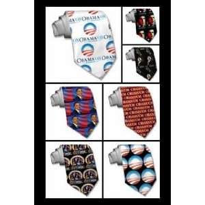 YOUR CHOICE  PICK ONE FOR PRICE  BARACK OBAMA NECKWEAR TIES NECKTIES 