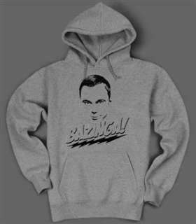 Bazinga Hoodie Sheldon Big Bang Theory T Show Funny Hooded Sweatshirt 