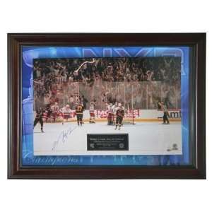  Mark Messier Victory On Ice Framed Floating 20x28 