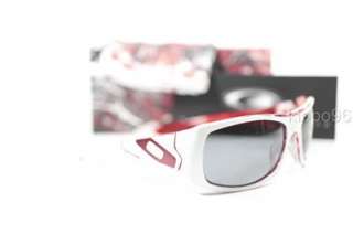 New Oakley Sideways Devils Brigade Sunglasses White Polarized  