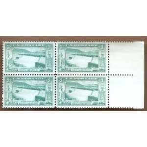  Stamps US Spillway Grand Coulee Dam Scott 1006 MNH Block 