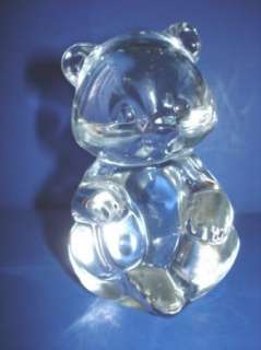 Fenton Crystal Glass Birthday Bear Teddy Bear  