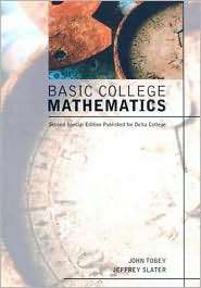 Basic College Mathematics [With CDROM], (0536963754), John Tobey 