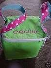 Personaliz​ed Lime/Pink Snack Lunch Box School Daycare