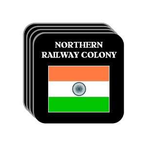  India   NORTHERN RAILWAY COLONY Set of 4 Mini Mousepad 