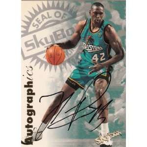 Theo Ratliff Skybox 1997 Autographics   Signed