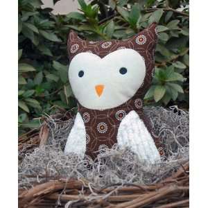  9.5 Henry the Owl Doll with Secret Pocket for Note or 