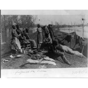 ,levee,African Americans,families,camp,migration North,Mississippi 