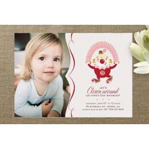 Clowning Around! Childrens Birthday Party Invitations