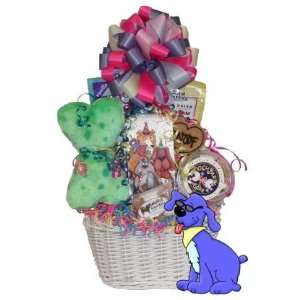  Doggie Celebration Gift Basket  Basket Theme EASTER  Bow 