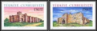 TURKISH STAMPS 1999, SILK ROAD, CARAVANSARIES, MNH