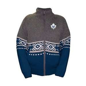  Heavy Full Zip Sweater   Toronto Maple Leafs Large: Sports & Outdoors
