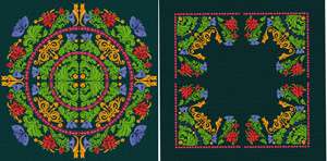 Sacred Wildflower Garden Machine Embroidery Designs SET 5x7 inch hoop 