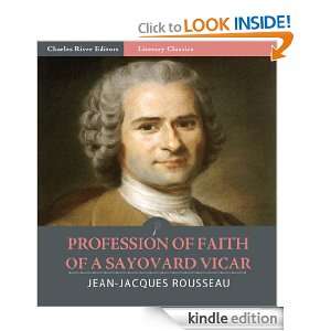 Profession of Faith of a Sayovard Vicar (Illustrated) Jean Jacques 