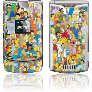  The Simpsons Cast skin for Motorola RAZR V3 Electronics