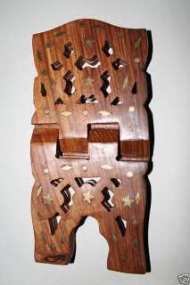 Quran Holder Book Stand Rihal Rehal Wooden Carved Eid  