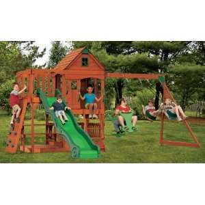    Backyard Discovery Patriot II All Cedar Play Set Toys & Games