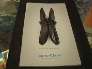 BENCHMADE KNIVES 2010 CONSUMER CATALOG 68 PAGES NEW  