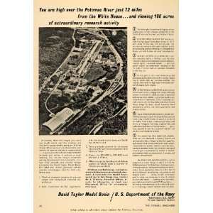  1964 Ad Model Basin Potomac River Laboratories DC 