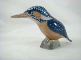   Century 1962 Royal Copenhagen Kingfisher Porcelain Bird Figurine #3234