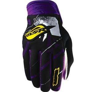    MSR Racing 40 Fracture Gloves   Medium/Black/Purple Automotive
