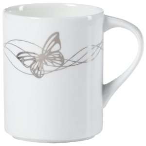  Mikasa Butterfly Allure 12 Ounce Mug: Kitchen & Dining