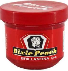 Dixie Peach Pomade / Bergamot Hairdress   4.25 oz Brillantina  