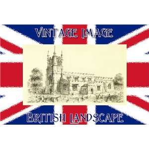   Fridge Magnet British Landscape Bletchley Church: Home & Kitchen