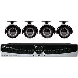 Night Owl D1 8 Channel H.264 DVR kit with 500GB HD, 4 Cameras 