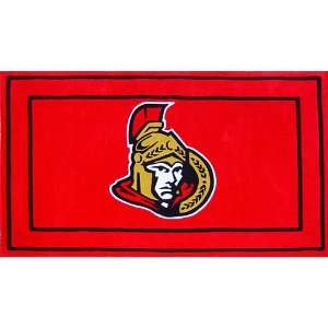   Oriental Ottawa Senators Border Logo Floor Rug: Sports & Outdoors