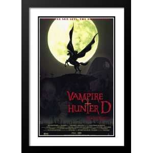  Vampire Hunter D Bloodlust 32x45 Framed and Double Matted 