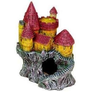  Blue Ribbon Resin Ornament Jumbo Castle Cave: Pet Supplies