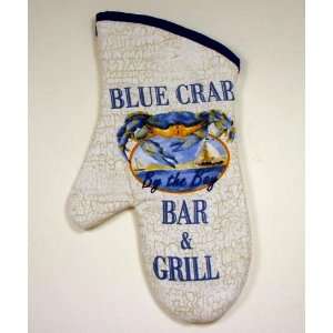  TiKi Chesapeake Blue Crab Bar & Grill Oven Mitt Glove 