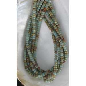  AFRICAN OPAL JASPER 6mm DRUM BEADS~ 