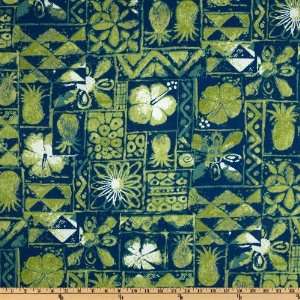   Ta Pa Medley Blue/Green Fabric By The Yard: Arts, Crafts & Sewing