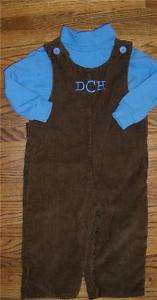 JUST DUCKY BOYS TURTLENECK TOP CORD LONGALL JON PANT 2T  