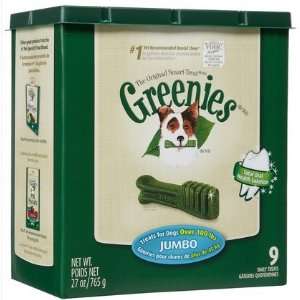  Greenies Treat Tub   Pak   Jumbo Dog   27 oz (Quantity of 