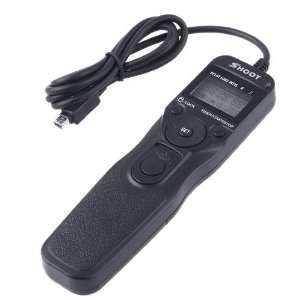  LCD Timer Remote Cord Shutter Release For Olympus: Camera 