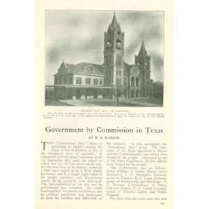  1907 Government By Commission Houston Texas Everything 