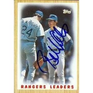   Card (Texas Rangers) 1987 Topps Team Leaders #6