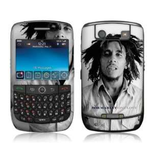 Music Skins MS BOB80015 BlackBerry Curve  8900  Bob Marley  One Love 