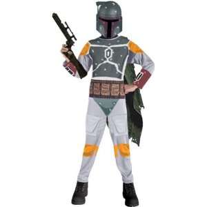  Kids Boba Fett Star Wars Costume (Size:MD 8 10): Toys 
