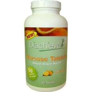    Diachieve Glucose Tabs Orange 60/bottle
