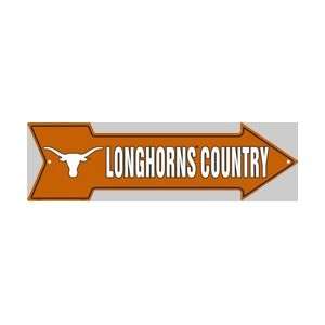  Texas Longhorns Metal Arrow Sign