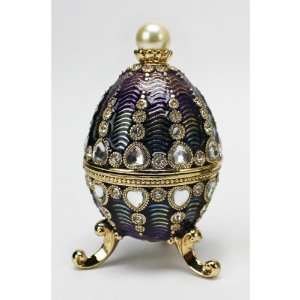  The Bogdana Collection Faberge Style Enameled Egg 